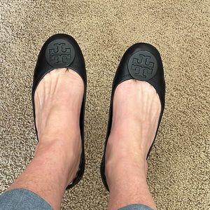 Sz 9 Tori Burch Minnie Travel Ballet